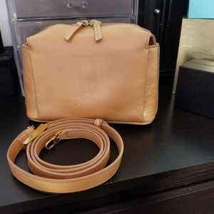 Ladies lather shoulder mini bag